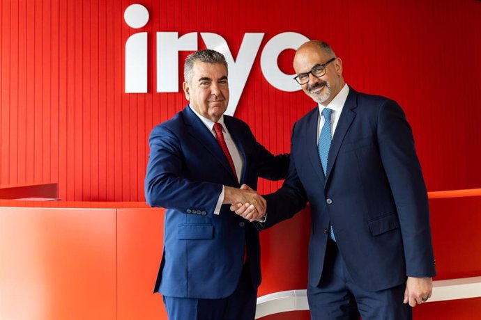 Fabrizio Favara y Carlos Bartomeu, nuevo CEO y presidente actual de Iryo, respectivamente.
