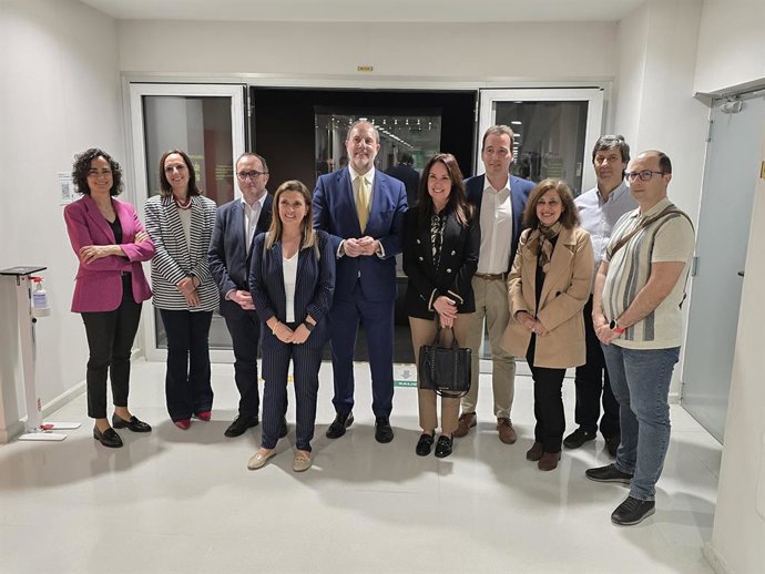 Inauguración de la exposición '8.000 años de Microbiología'.