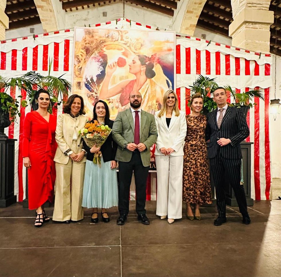 Presentación del cartel de la Feria de Primavera y Fiesta del Vino Fino 2025 de El Puerto.