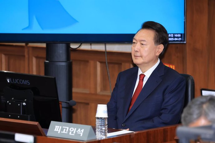 El presidente destituido de Corea del Sur, Yoon Suk Yeol