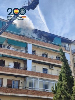 La Policía Nacional detiene a un hombre tras provocar un incendio en la vivienda que debía abandonar en mayo
