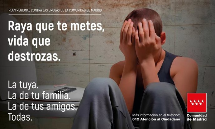 La Comunidad de Madrid ha iniciado hoy la campaña de prevención e información sobre el consumo de cocaína incluida en su Plan Regional Contra las Drogas.