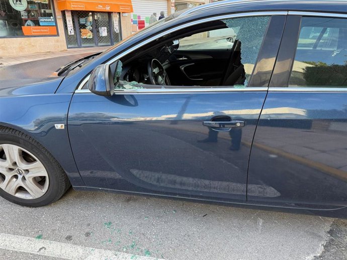 Uno de los vehículos afectados.