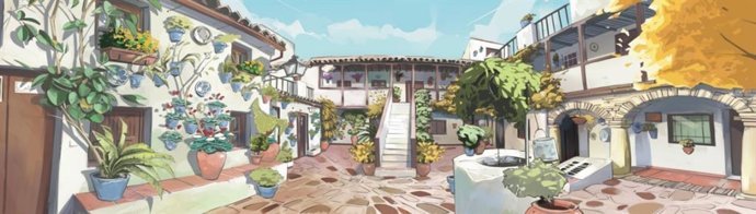 Imagen del videojuego 'Game of patios', el primero basado en los Patios de Córdoba.