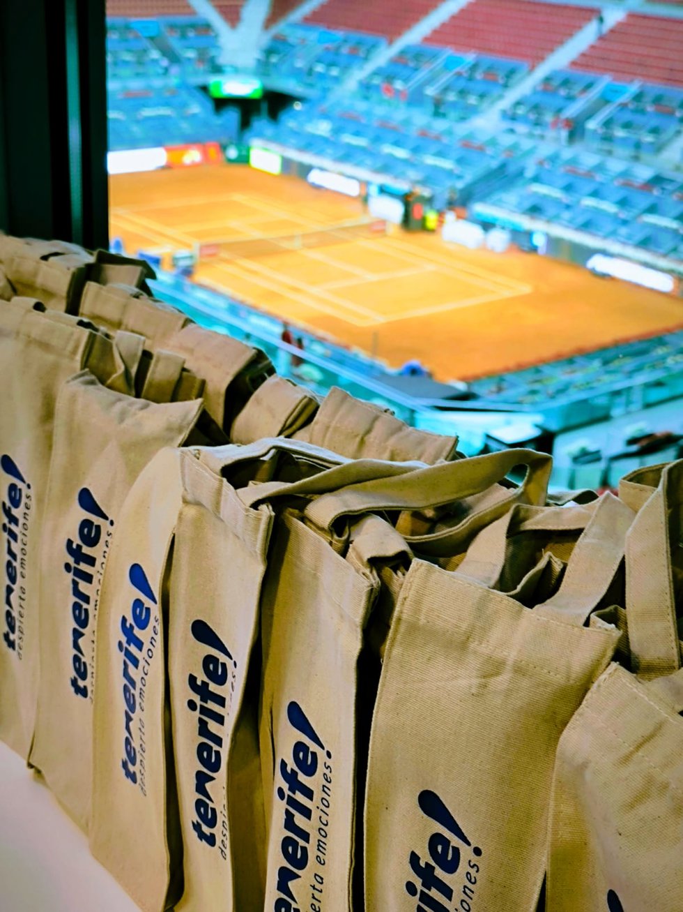 Tenerife despliega su encanto para conquistar a los viajeros en el Mutua Madrid Open de tenis de Madrid