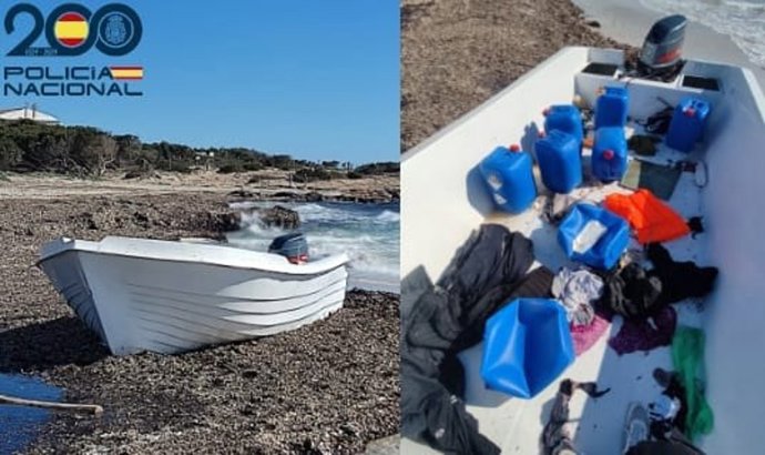 Patera llegada a Mallorca.