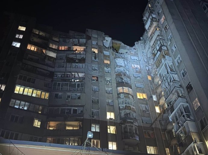 Edificis afectats pels bombardejos russos a la ciutat ucraïnesa d'Odessa
