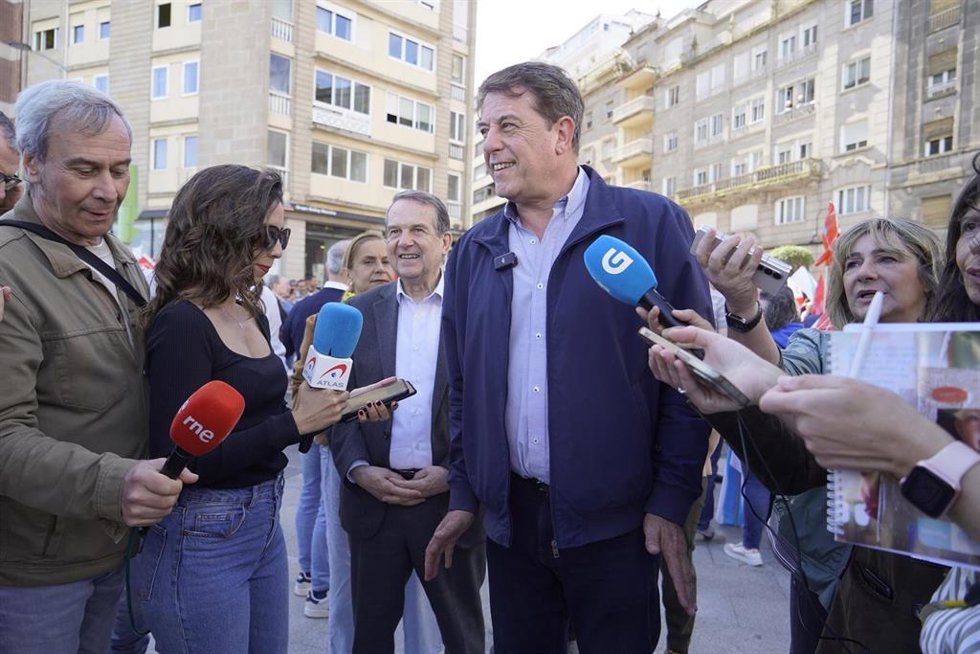 El líder del PSOE en Galicia, José Ramón Gómez Besteiro.