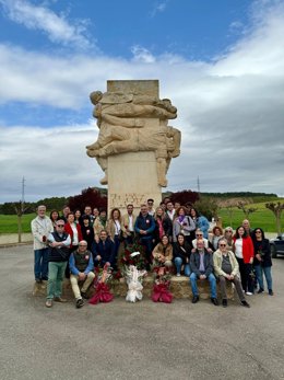 Acto en La Barranca, 1 de mayo 2025