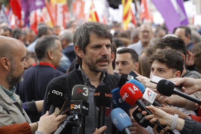 Urtasun durante sus declaraciones