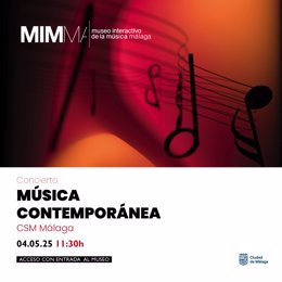 El Conservatorio Superior de Música de Málaga presenta un concierto de música contemporánea en el Mimma