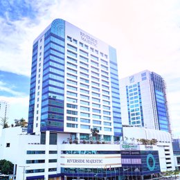 Riverside Majestic Hotel Puteri Wing -- a landmark of elegance and comfort along the Sarawak River in the heart of Kuching, Sarawak.