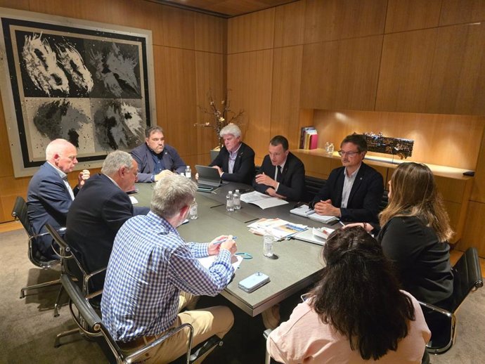 Reunón del conseller Ordeig amb el comissari Kadis
