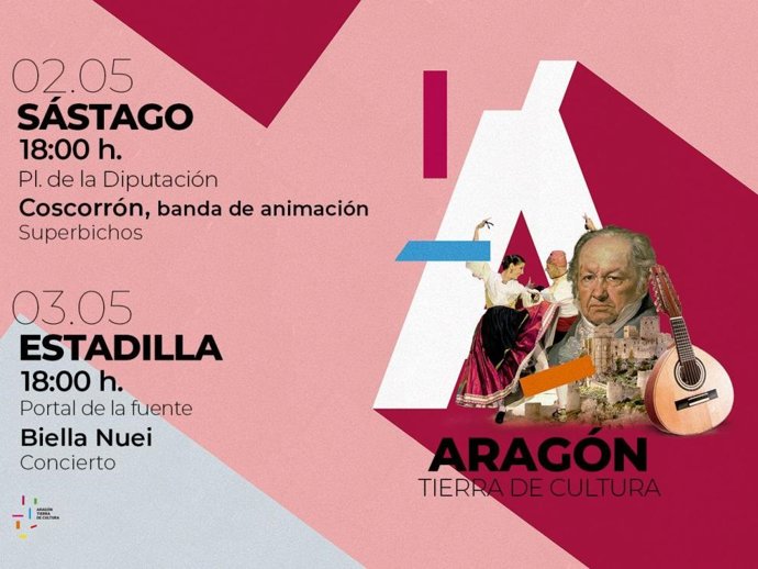 'Aragón, Tierra De Cultura' Llega Este Fin De Semana A Sástago, Estadilla Y Azuara.
