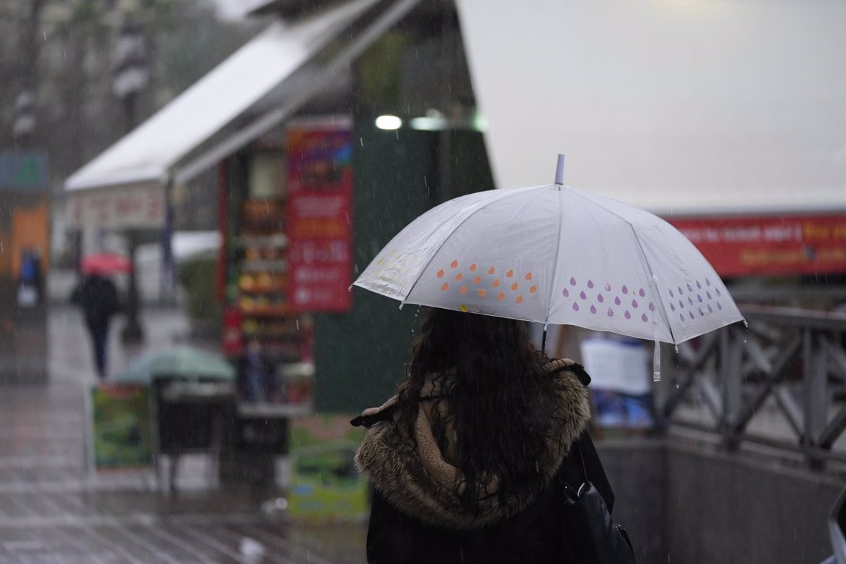 Alerta amarilla por lluvias y viento fuerte en Castilla y León este viernes