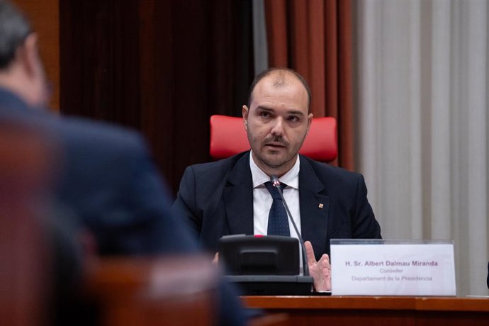 Archivo - Albert Dalmau en el Parlament