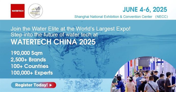 WATERTECH CHINA 2025: June 4-6, 2025 · Shanghai, China