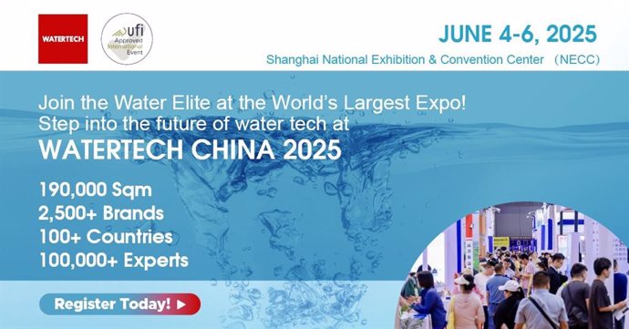 WATERTECH CHINA 2025: June 4-6, 2025 · Shanghai, China