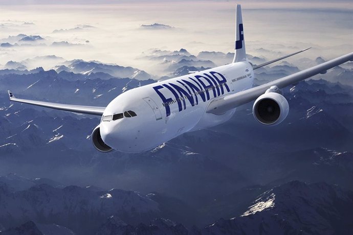 Archivo - Avión de Finnair