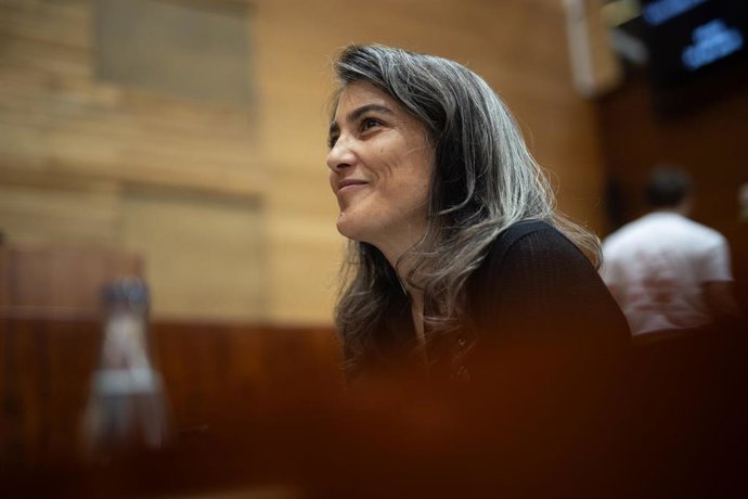 Imagen de archivo de la portavoz de Más Madrid en la Asamblea de Madrid, Manuela Bergerot.