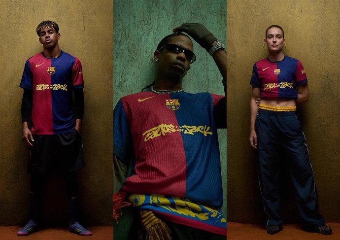 El Barça 'ficha' a Travis Scott para la camiseta del Clásico