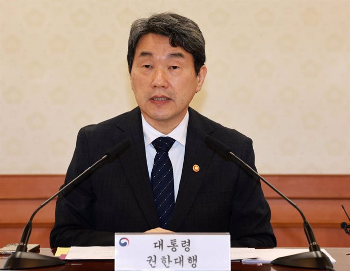 El nuevo presidente en funciones de Corea del Sur, Lee Ju Ho.