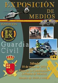 La Guardia Civil expone sus recursos humanos y técnicos por la celebración del 181º aniversario de su fundación