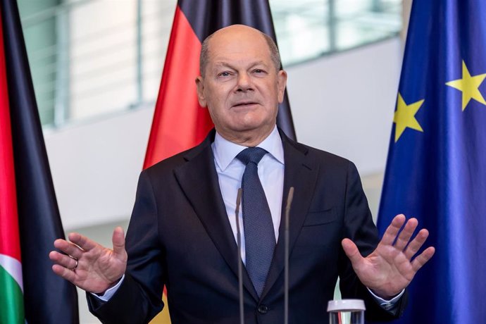 El canciller saliente de Alemania, Olaf Scholz.