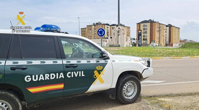 Vehículo de la Guardia Civil.