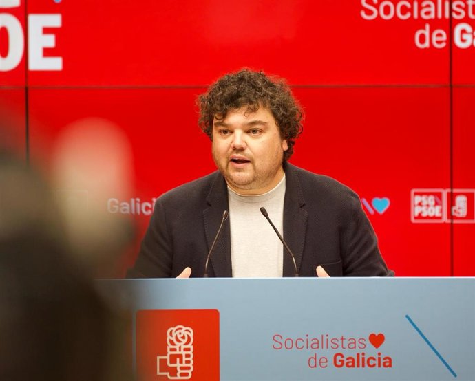 El portavoz de la Ejecutiva del PSdeG, Julio Torrado.