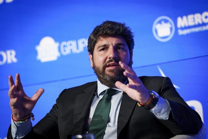 Archivo - El presidente de la Región de Murcia, Fernando López Miras