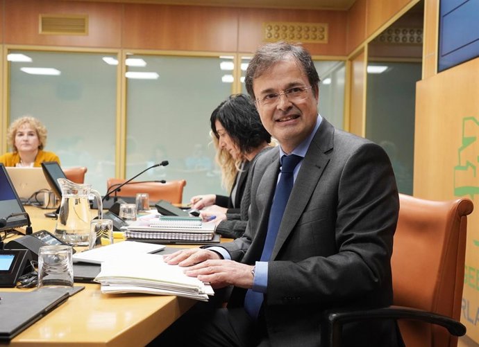 Archivo - Comparecencia del consejero Alberto Martínez en la Comisión de Salud 