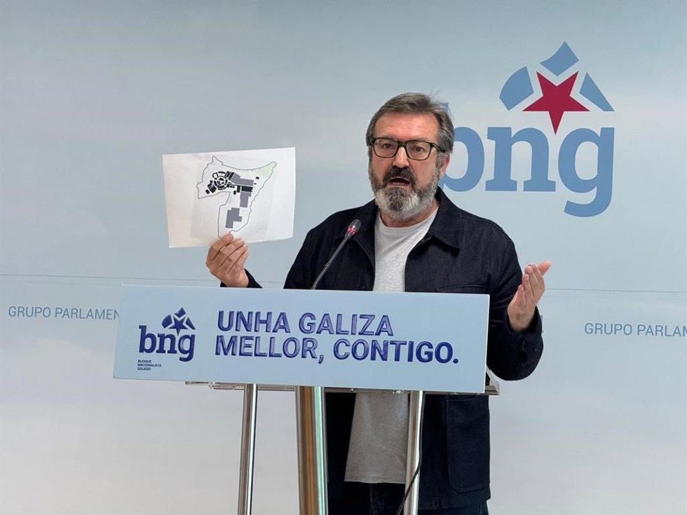 El viceportavoz del BNG en el Parlamento de Galicia, Luís Bará.