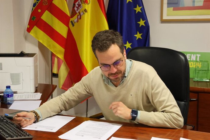El portaveu de Vox a Torrent, Guillermo Alonso