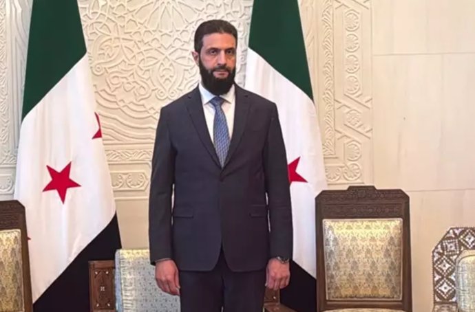 Archivo - Archivo.- El presidente de transición de Siria y líder del grupo yihadista Hayat Tahrir al Sham (HTS), Ahmed al Shara.
