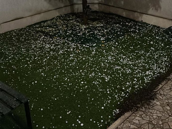Granizo en Daimiel