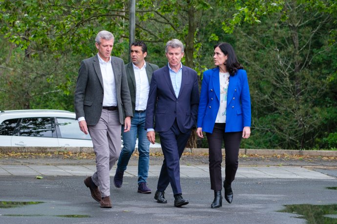 El president del Partit Popular, Alberto Núñez Feijóo, a Galícia