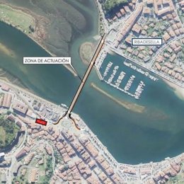 Archivo - Infografía de la actuación en Ribadesella