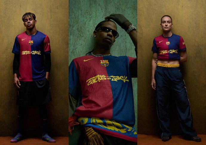 Barça "assina" Travis Scott para a camisa do El Clásico