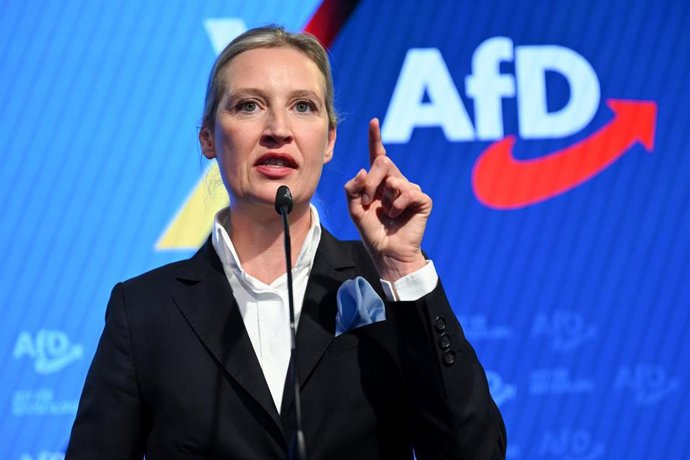 Archivo - Alice Weidel, co-presidenta del partido ultraderechia Alternativa para Alemania (AfD).  