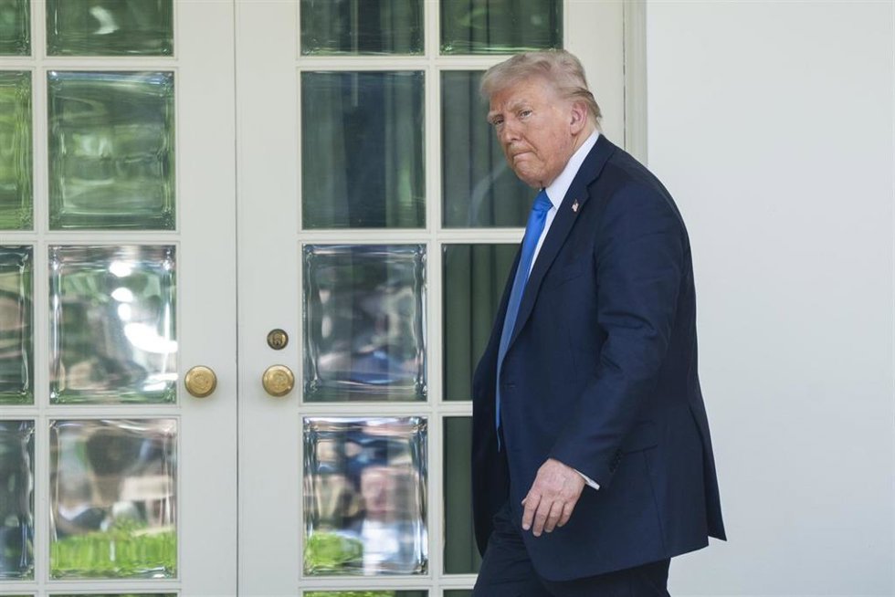 El presidente de Estados Unidos., Donald Trump, en la Casa Blanca