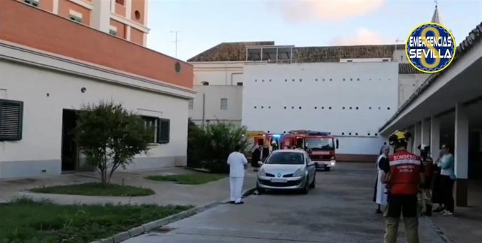 El dispositivo de emergencia desplegado en el centro de personas mayores