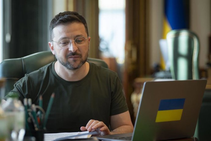 Volodimir Zelenski, presidente de Ucrania