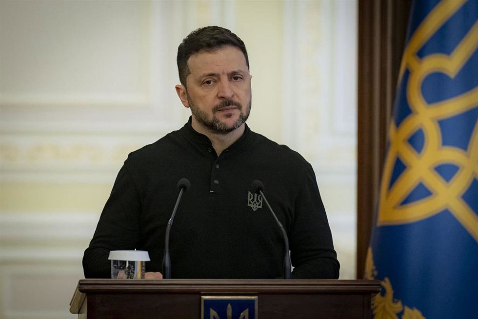El presidente de Ucrania, Volodimir Zelenski.