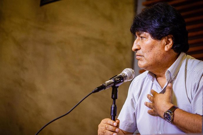 Archivo - El expresidetne de Bolivia Evo Morales.