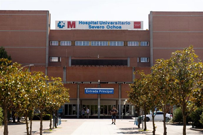 Archivo - Fachada del Hospital Universitario Severo Ochoa, a 2 de septiembre de 2024, en Leganés, Madrid (España).