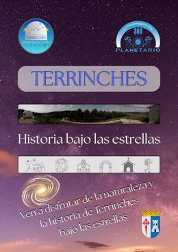 Cartel del programa de astroturismo.