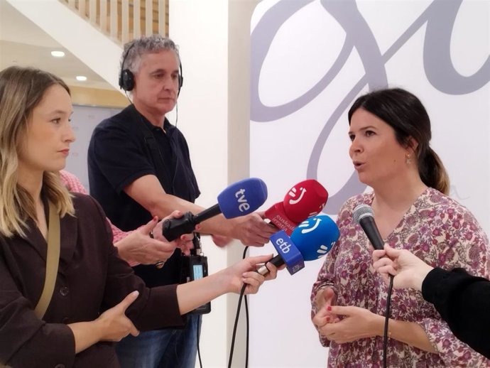 La secretaria del EBB, Maitane Ipiñazar.