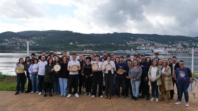 A portavoz nacional do BNG, Ana Pontón, nun acto previo ás Letras Galegas