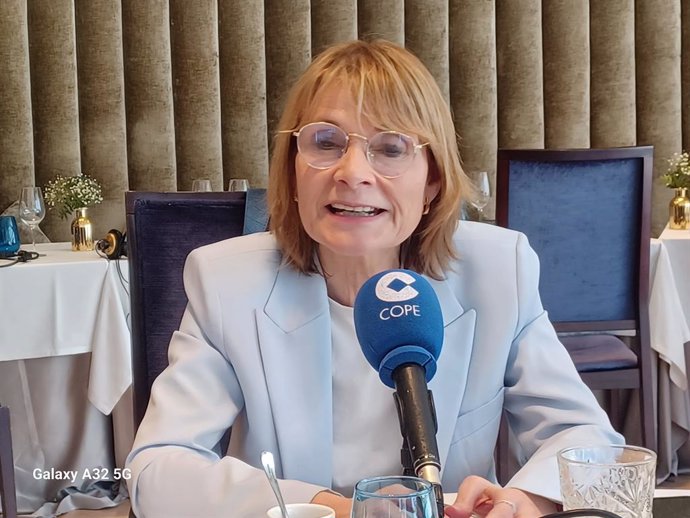 La presidenta de la Diputació de Barcelona i portaveu del PSC, Lluïsa Moret